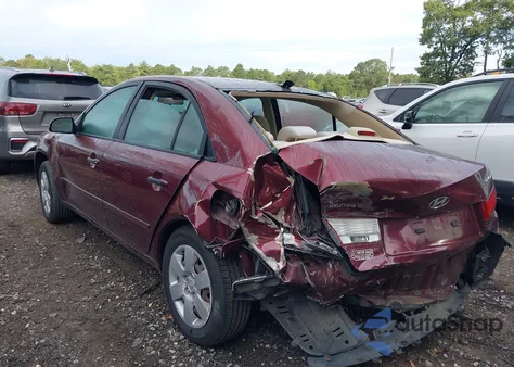 2010 Hyundai Sonata Gls из США, поврежденный, VIN 5NPET4AC8AH584942